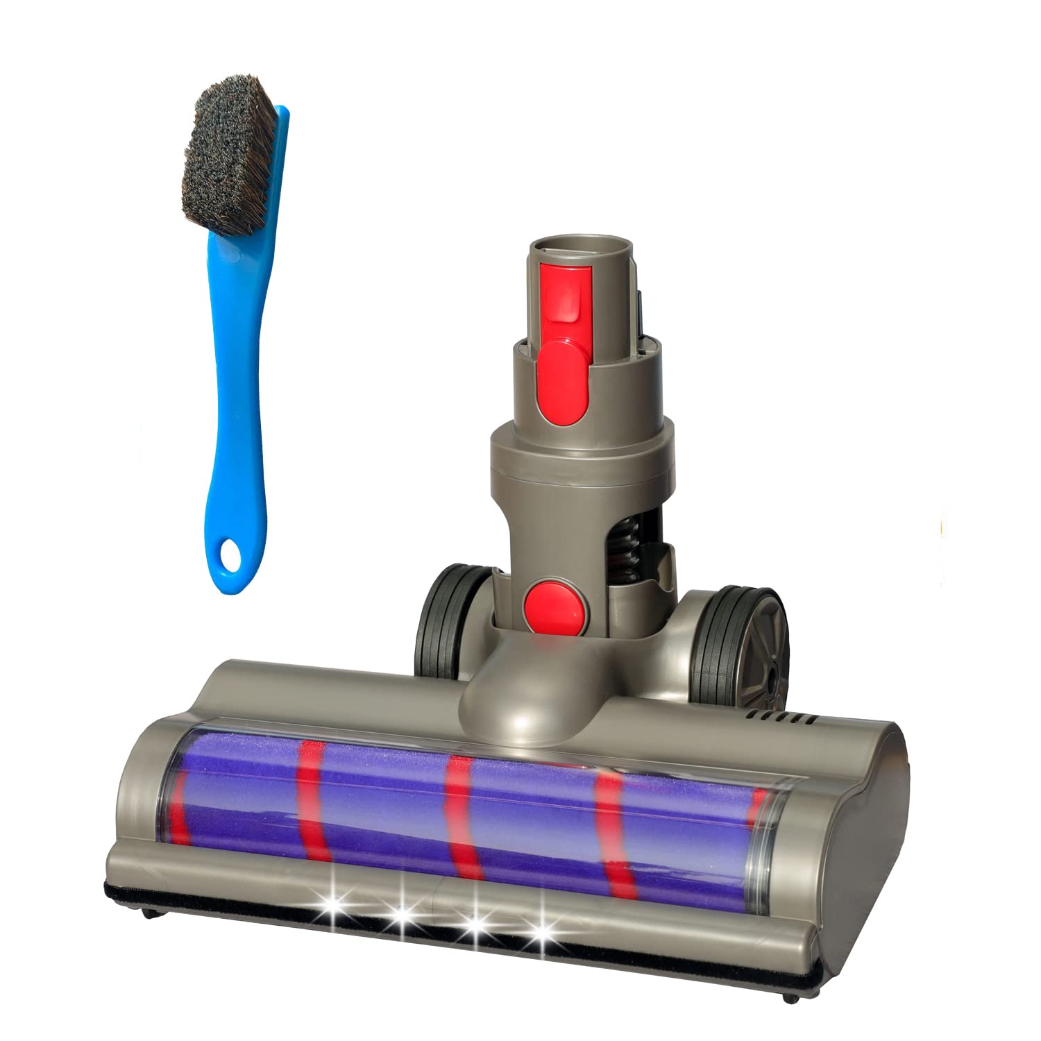 motorizzato dyson v7 v8 v10 v15 con ruota e luce