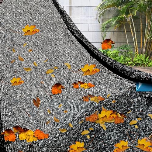Red para hojas de piscina redonda 30 ft 34.5 x 34.5 ft miniatura 4