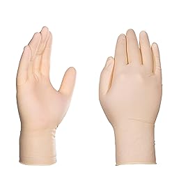 GLOVEWORKS unisex adult 100 Gloves, Beige, Medium Pack of US