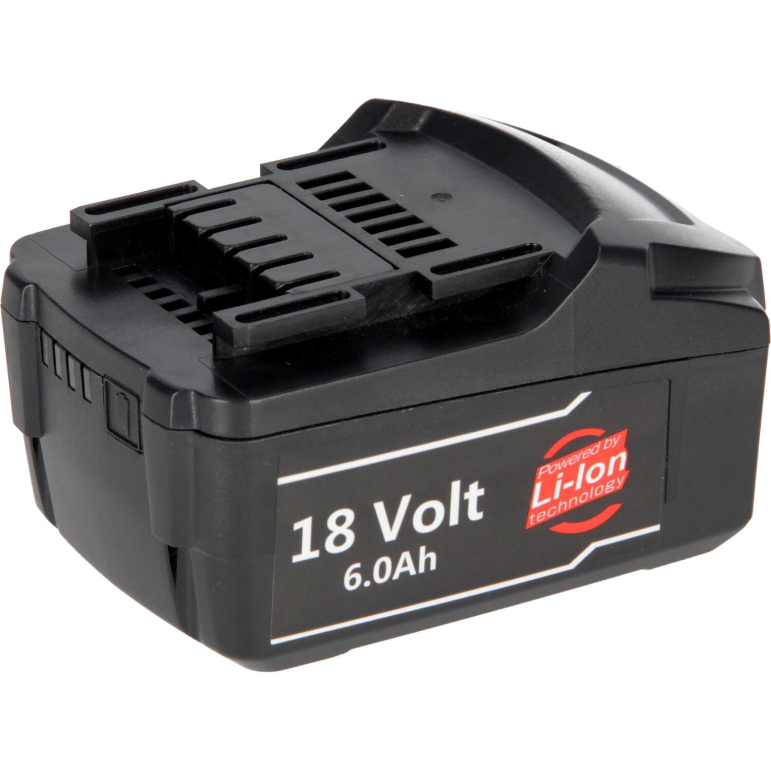 Batería de ion de litio de 18 V 6,0 Ah compatible con herramientas Metabo
