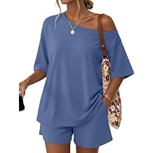 Womens 2 Piece Summer Shorts Set Lounge Matching Two Piece Oversized Beach Vacation Outfits 2026 Sweatsuits