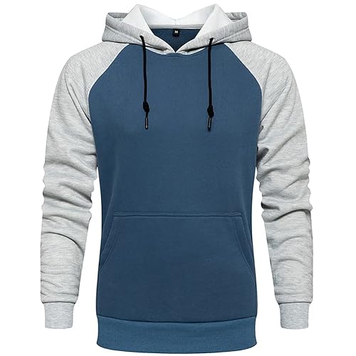 Hoodies for Men Pullover Hooded Sweatshirt with Kange Pocket