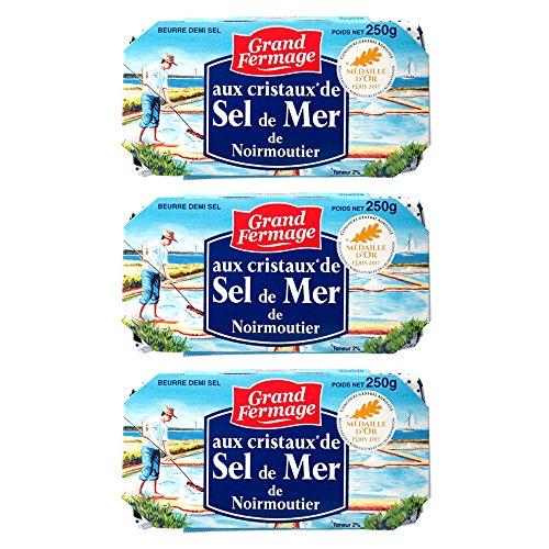 tXOtF}[Wō̓VRCt[EhEZLo^[y250g×3Zbgz Grand Fermage Sel de Mer