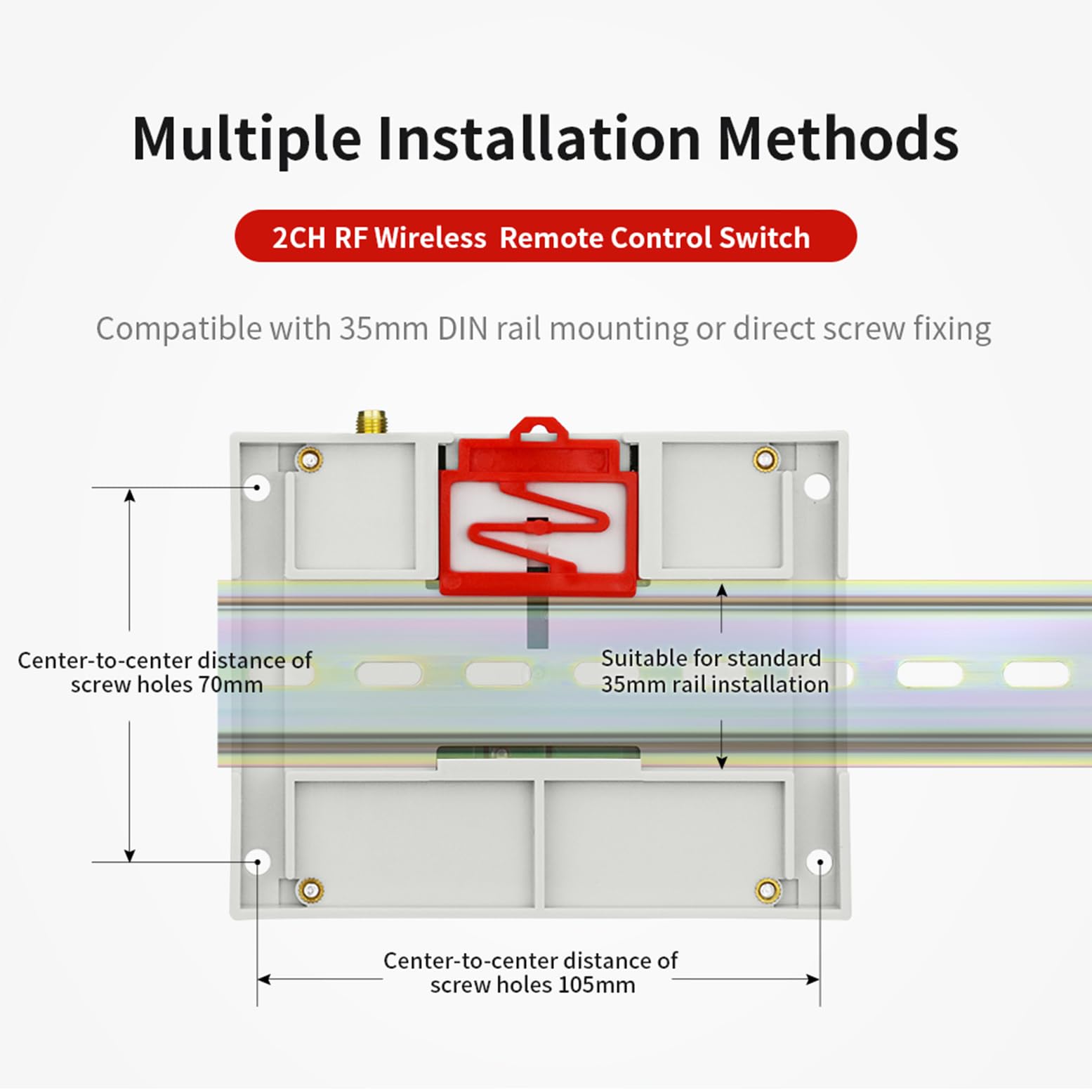 DC 12V 24V 30A linearantriebe Funkschalter mit 2 stück Fernbedienung Motor Fernschalter Hochleistungsschalter Vorwärts- und rückwärtsstopp-Controller Aufwärts und Abwärtsstopp manuelle Funktion