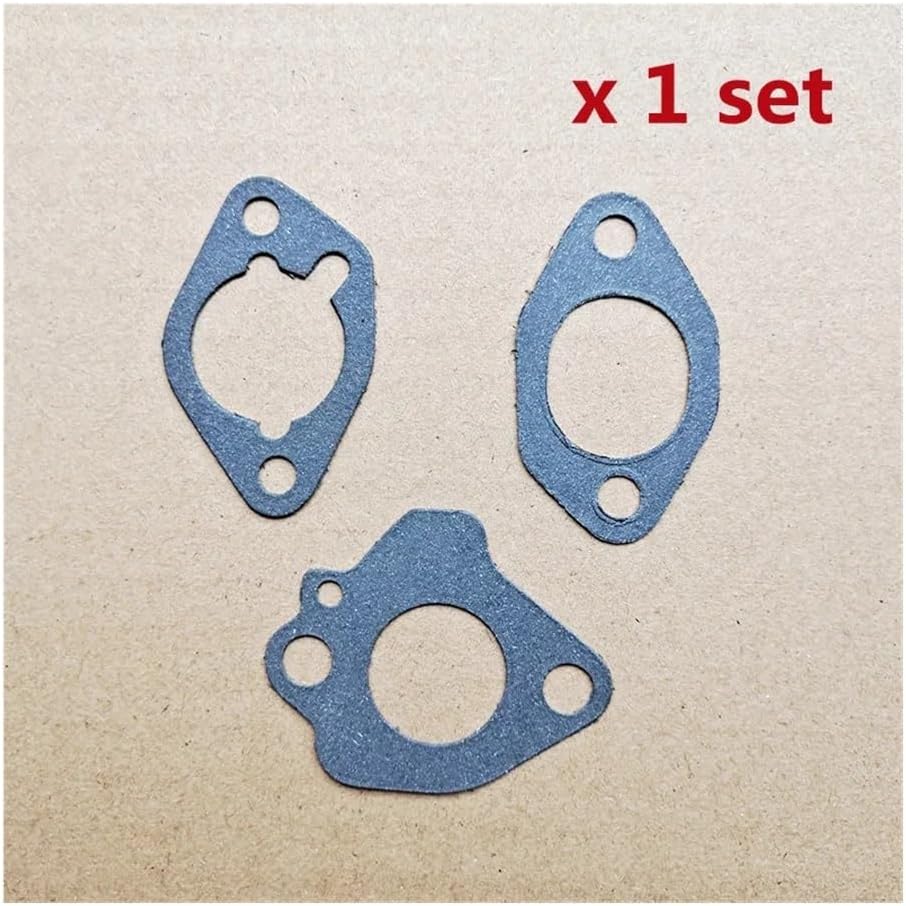 3-Piece Gasket Set for EX17 EX21 Engine Motor Water Carburetor Gasket Parts Replacement Garden Tools(1 X Gasket Kit)