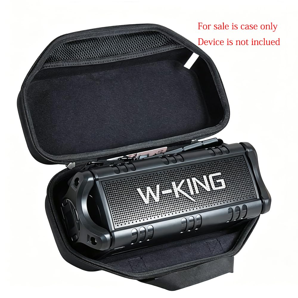 Hermitshell Custodia rigida da viaggio EVA per altoparlante Bluetooth W-KING50W (nero)