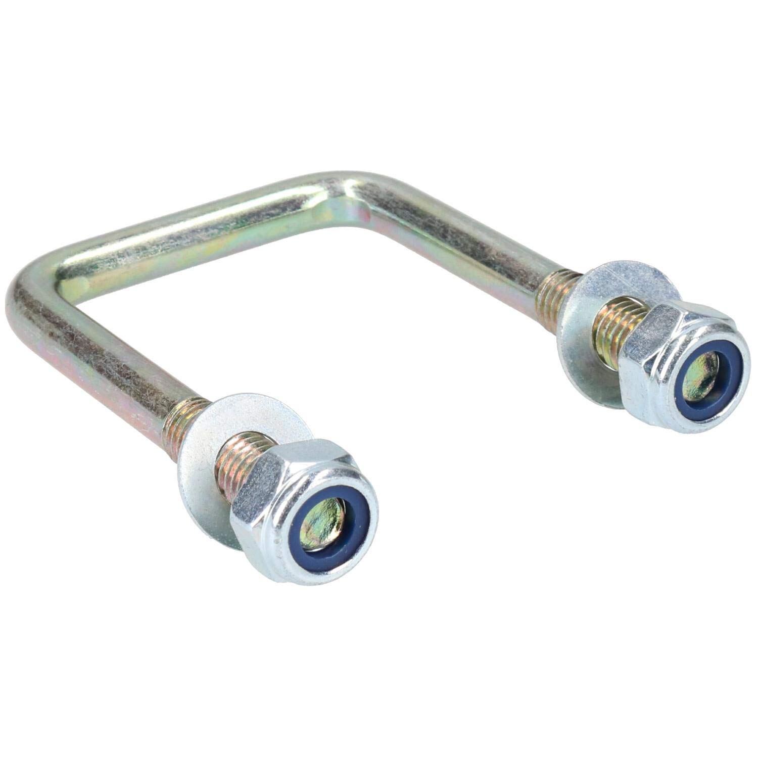 4 Bulloni A U M10 50x80mm Per Rimorchi - Alta Resistenza Con Dadi