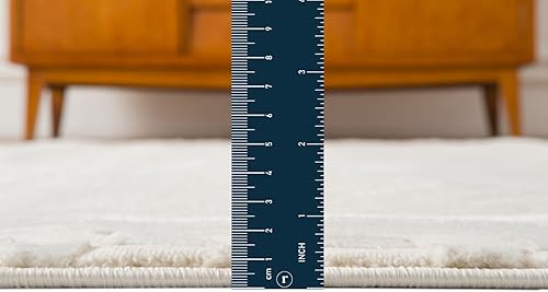 Miniatura 8 de Revival Rugs Soloba - Alfombra lavable a máquina para sala de estar o dormitorio, 100% reciclada, con certificado Oeko-TEX, pelo mediano, beige,