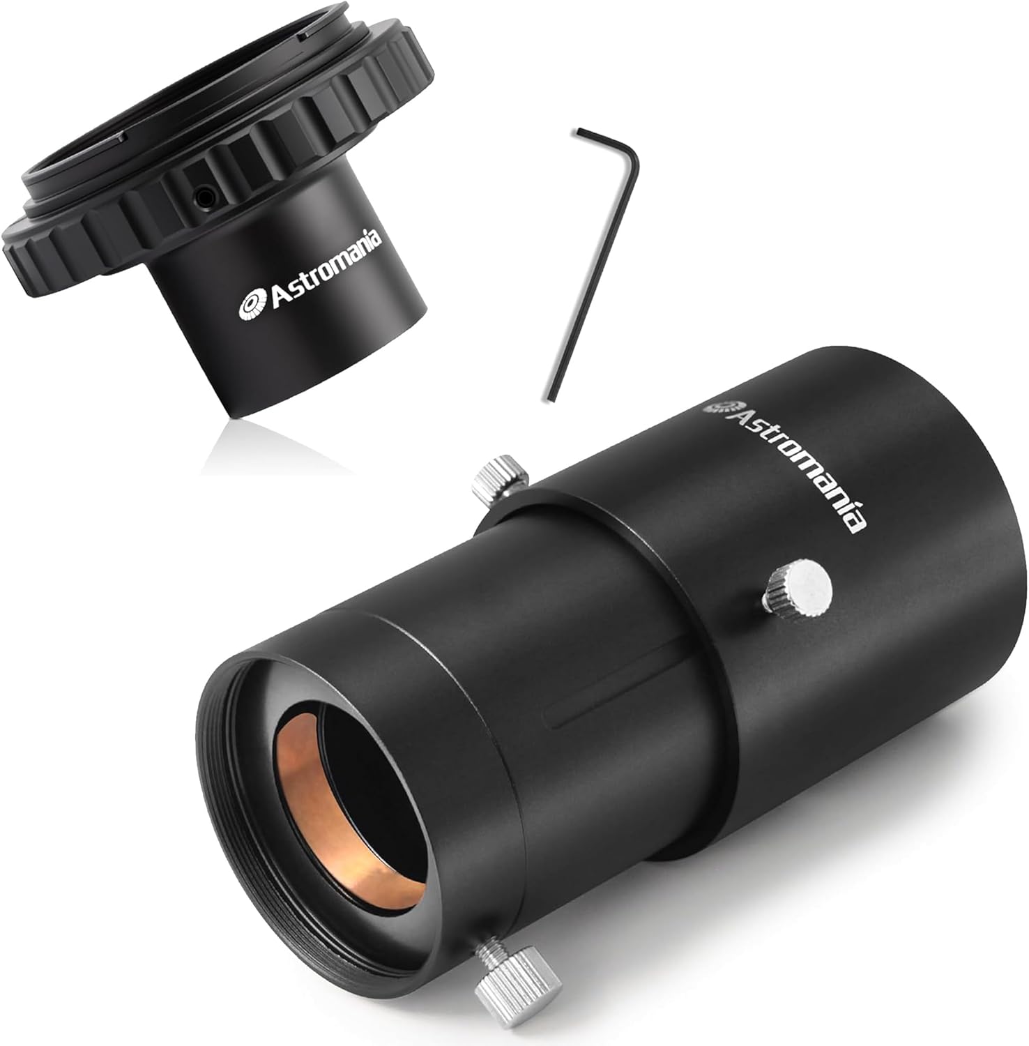 Astromania T-Ring Set for Canon EOS SLR/DSLR Cameras - Bundle with - 2" Variable Universal Camera Adapter