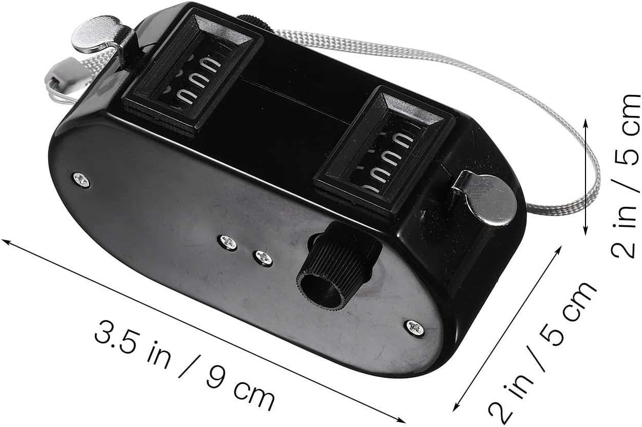 Golf Score Counter 4 PCS Four Number Display Baseball Golf Mechanical Clickers Pitch for Counting Score Keeper