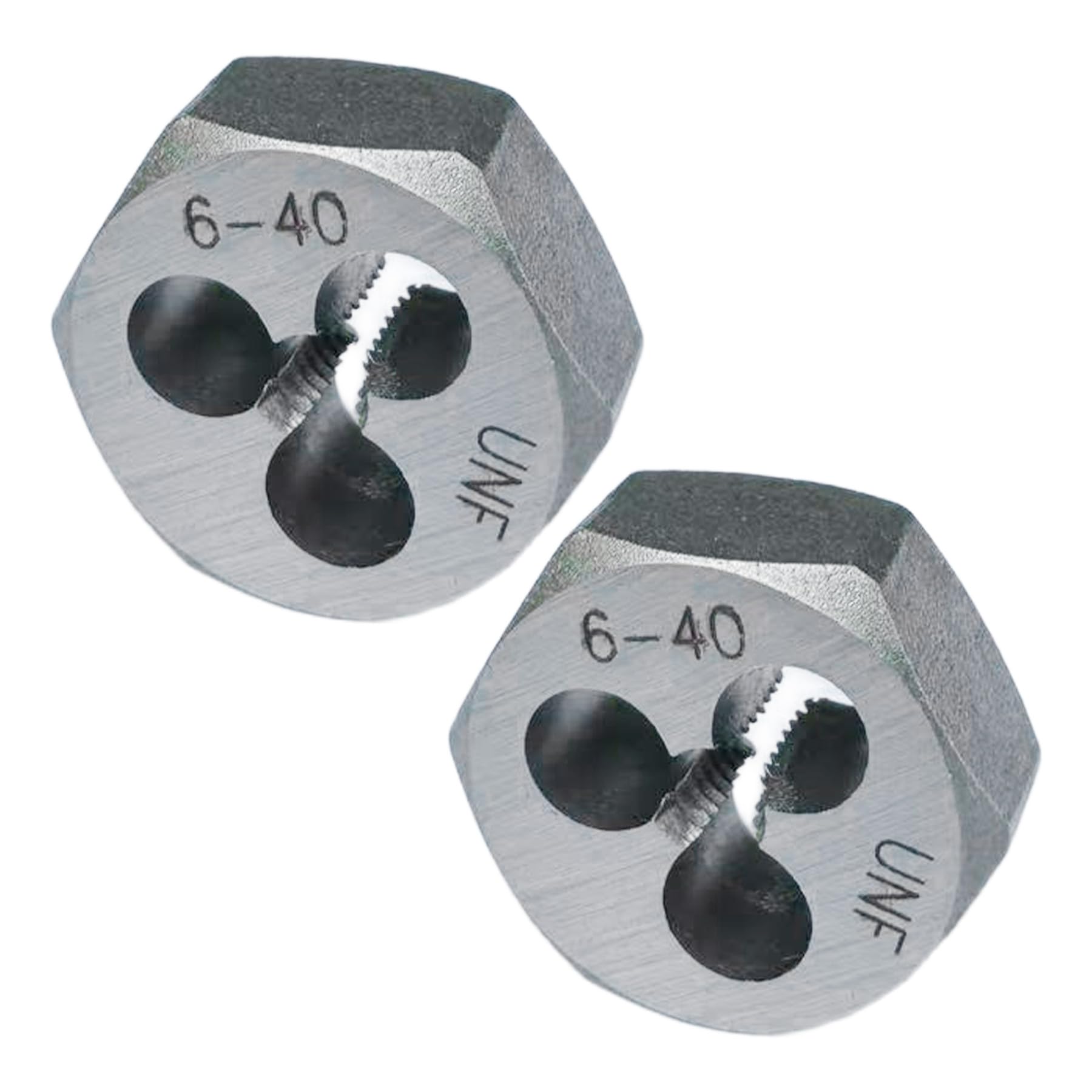 10-32 Hex Die 2 Pcs Right Hand Thread Repair Tool Alloy Steel Hexagonal Die for External Thread Cutting and Screw Thread Restoring in Metalworking and Machinery — Amazon image 6