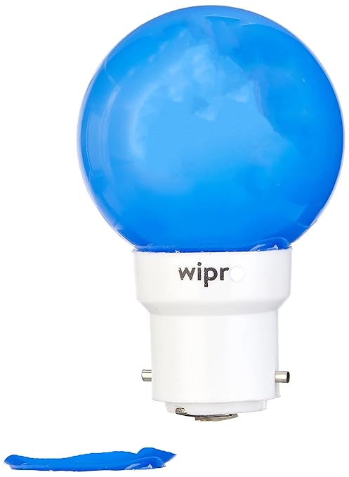 wipro Safelite N10004 B22 0.5-Watt Led Night Lamp (Pack of 3, Blue) at Rs. 73