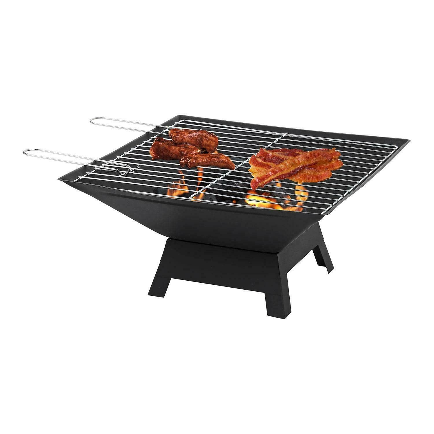 Ognisko Ognisko Kwadratowy piec Ogrzewacz tarasowy Z grillem Zewnętrzny ogród