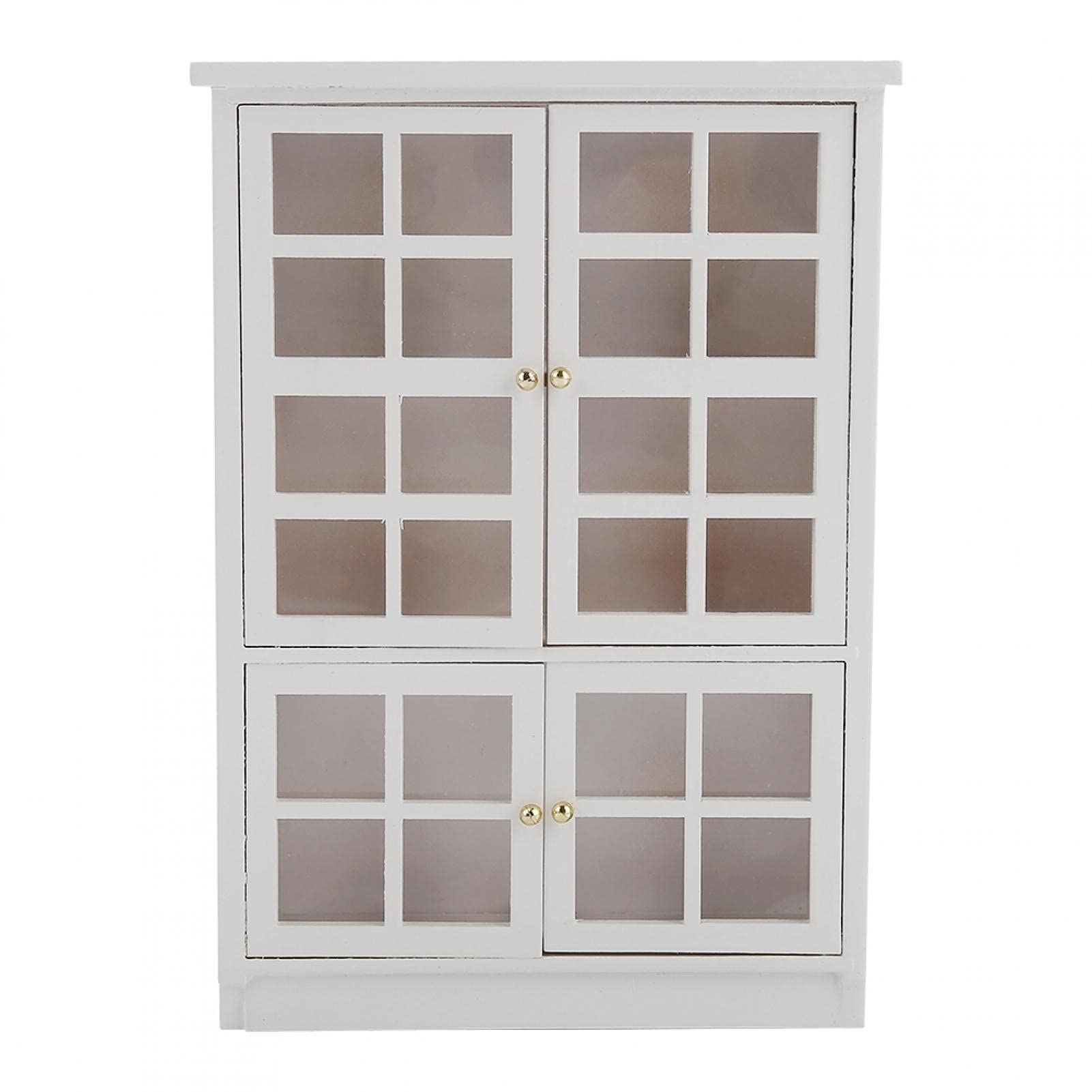 Amazon.co.jp: 木製ドールハウス キッチン キット、ミニチュア