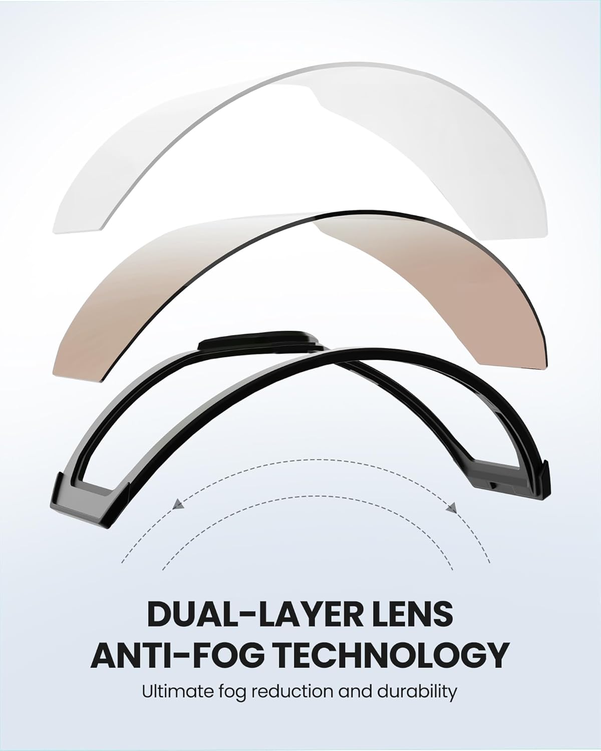 OutdoorMaster Falcon Ski Goggles Lens by ZEISS, OTG Snowboard Goggles Anti-fog, Magnetic Interchangeable Lens, Snow Goggles