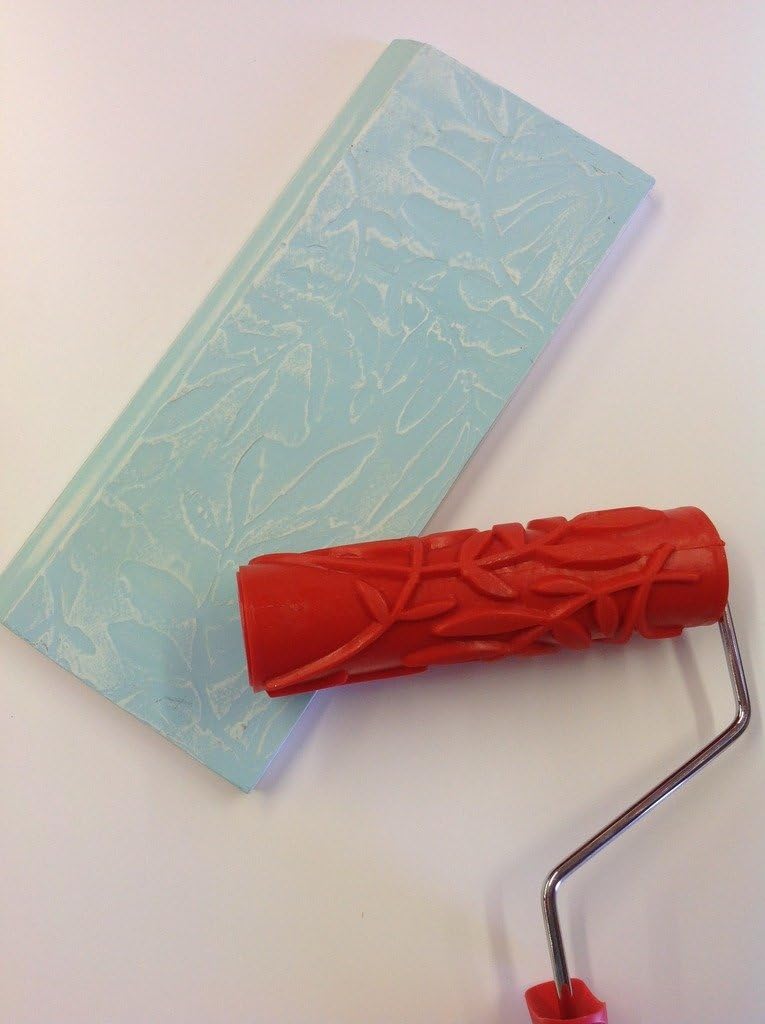 Decorative Art Texture Roller - 7" Roller (Artsy Leaf Pattern)