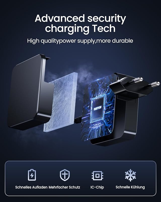 DINTYOU 45W Laptop Töltő 19V 2.37A 4.0x1.35mm - ASUS ZenBook UX305 UX330UA VivoBook Ultrabook Kompatibilis Adapter Túlfeszültség Védelemmel