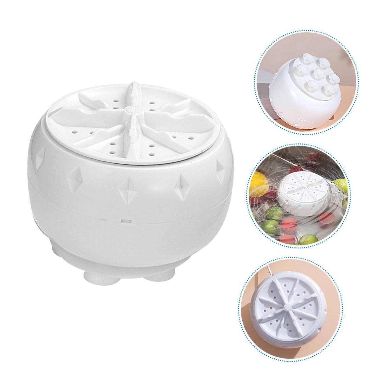 Veemoon 2piezas Mini Lavavajillas Ultrasónico Con Usb Lavadora Portátil Para Fregadero y Calcetines