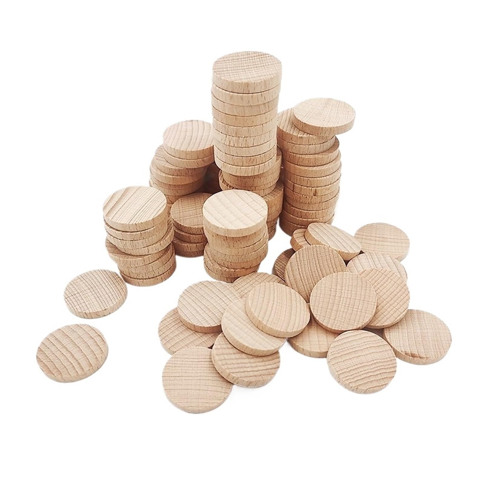 Tranches de bois naturel 5 cm disque de bois brut artisanat 10pcs