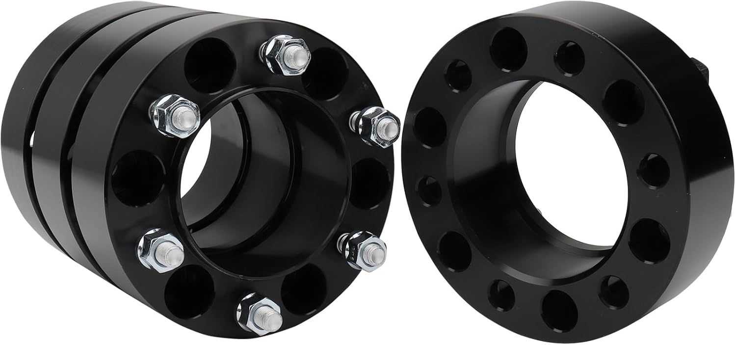 IRONTEK 2" Hubcentric Spacer for Chevy GMC 6x5.5/6x139.7mm Wheel Spacers (14x1.5 Studs 78.1mm Bore) for 99-19 Cadillac Escalade/Silverado 1500 01-19 Chevy Tahoe 00-14 Suburban 1500/GMC Yukon XL