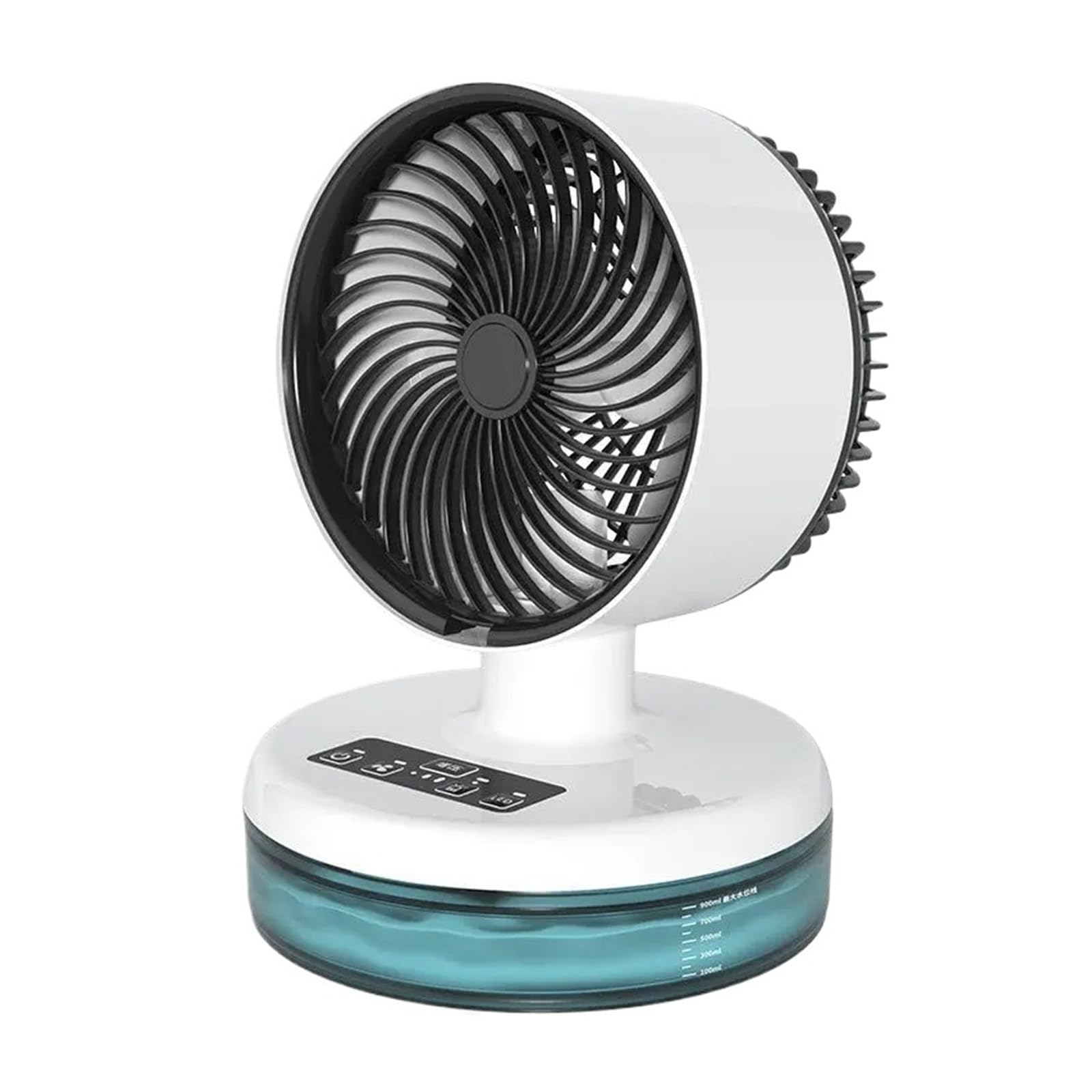 Cczrd Dual Humidifier Cold Fan Mini Air-Conditioning Home Desktop Humidifier Cooling Spray Air Conditioning Mobile Chiller Usb Interface Airflow Comfort Refreshing Breeze(Dual Humidifier)