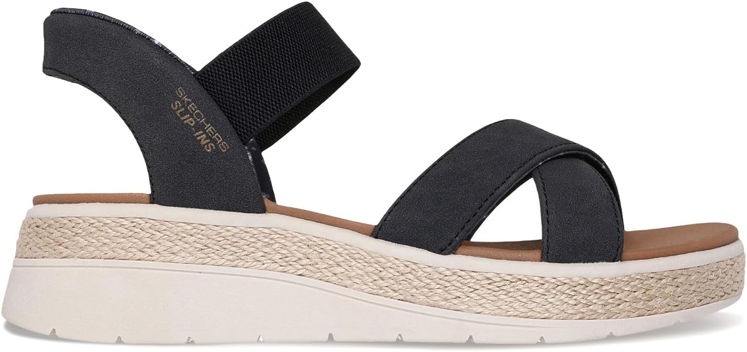 Skechers Women's, Slip-ins: BOBS Sun Ray - Move Over Sandal - Wide Width