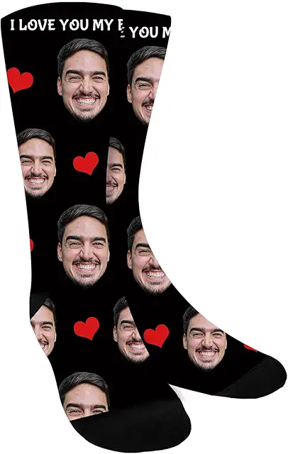 Calcetines personalizados con foto - Facesocks felpudo divertidos para regalos únicos