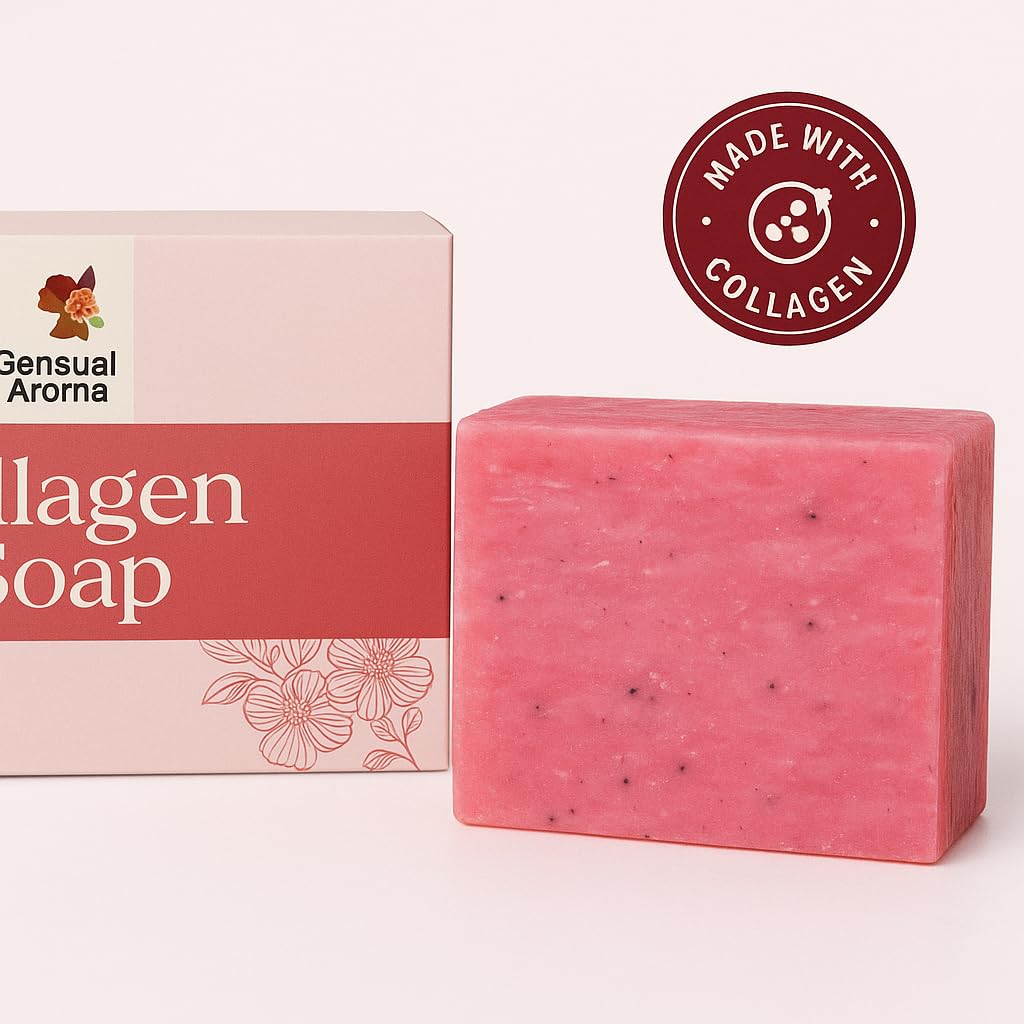 Collagen Soap Bar 110g - Face & Body Soap with Plant-Based Ingredients - Daily-Cleansing Bar for Men & Women with Refreshing-Scent - Image 5