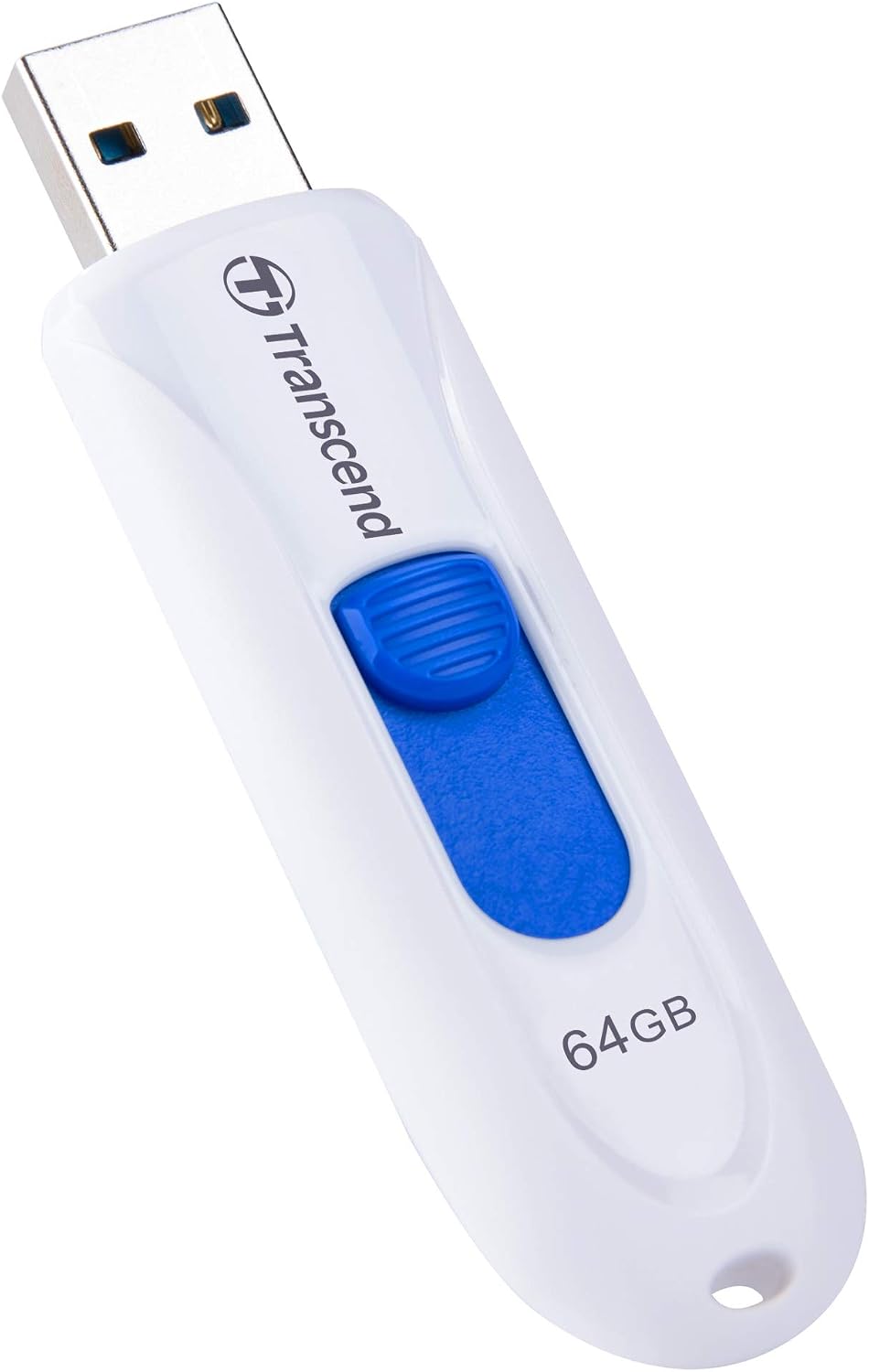 Transcend 64GB JetFlash 790 USB 3.0 Flash Drive (TS64GJF790W),White