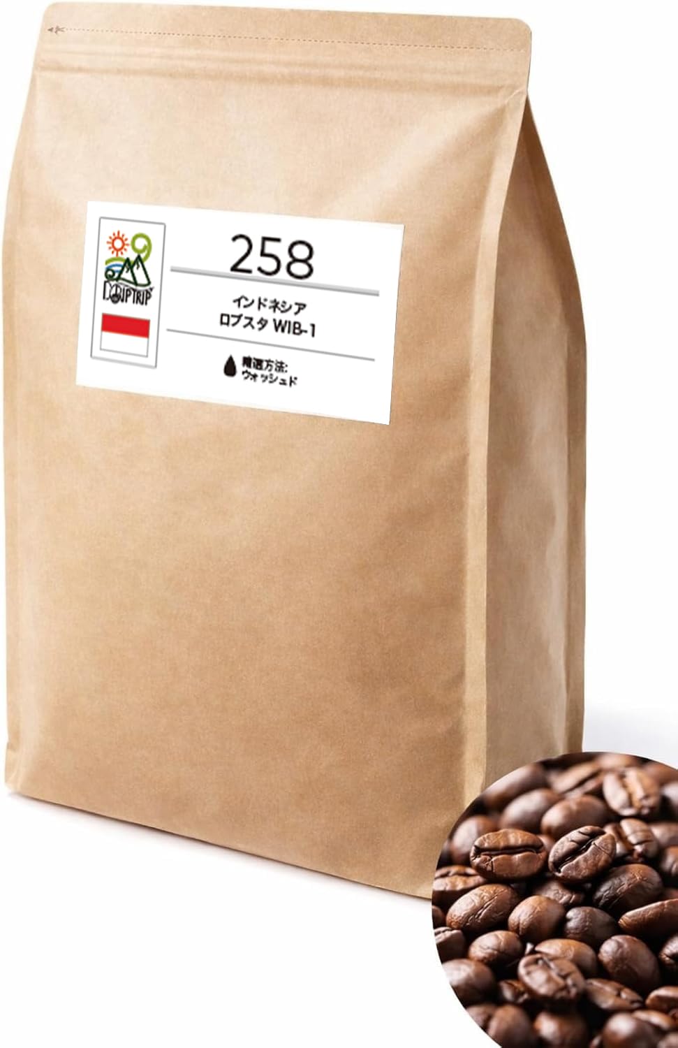 Amazon | DRIP TRIP インドネシア ロブスタ WIB-1 受注焙煎 コーヒー豆
