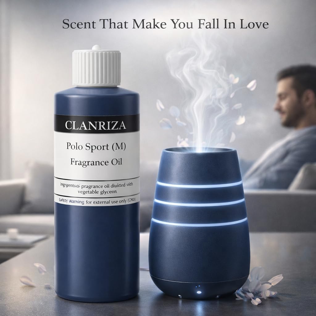 10 Fl Oz Polo Sport Body Oil For Men, Scented Fragrance Essential Oil, Long Lasting Cologne Type, Men’s Polo Sport Cologne, Perfume Oil With Natural Ingredients, Daily Use & Travel Size