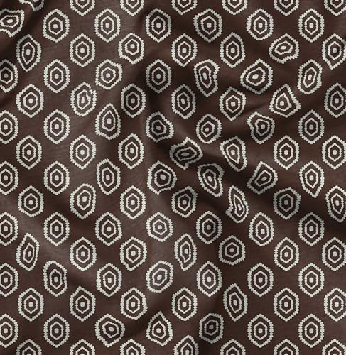 Soimoi Unstitched Crepe Fabric, 1 Yard - 42