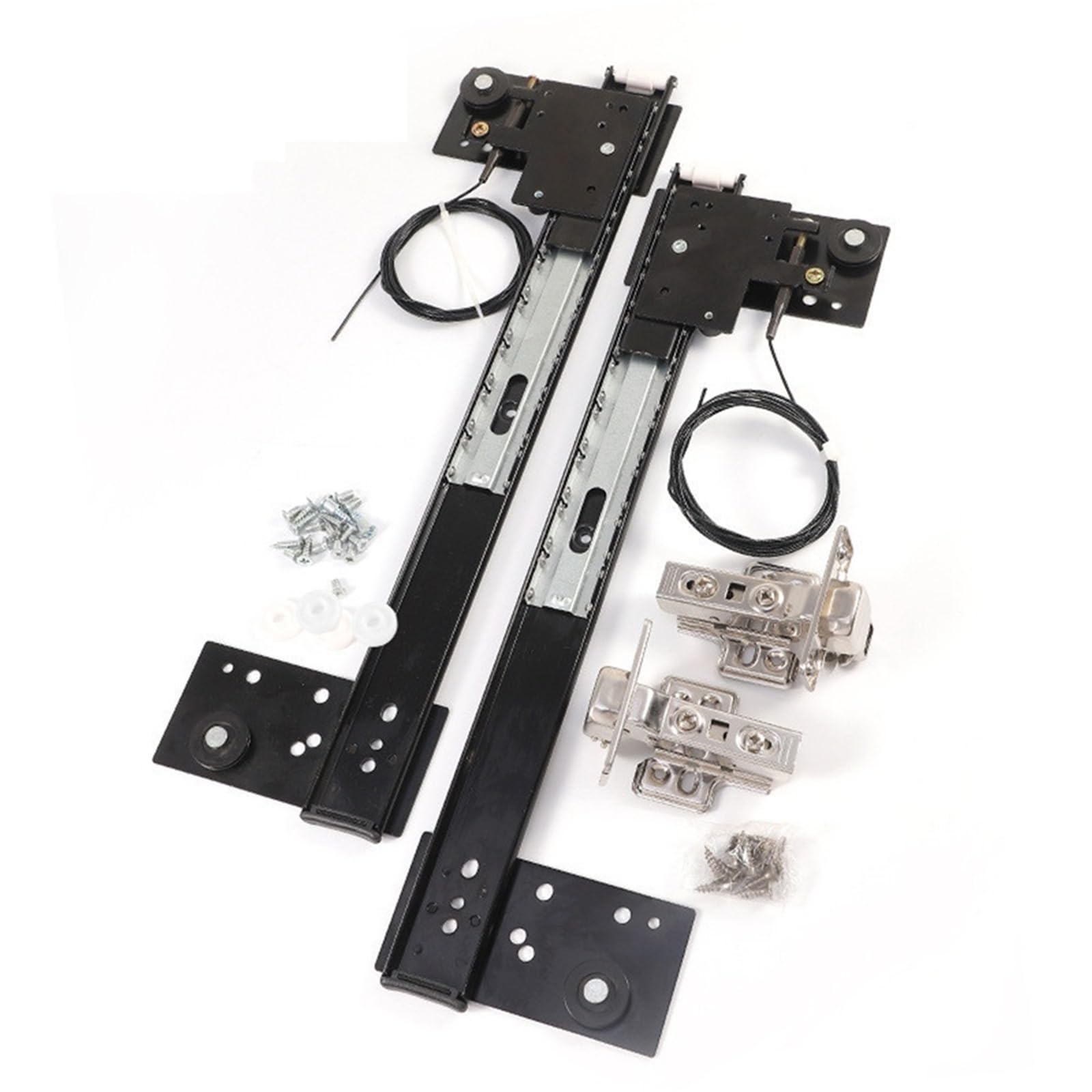 Guida Per Cassetto Guide for cassetti dell'armadio con sistema di scorrimento porta tascabile for mobili capacità carico nascosta 10-18 kg(20 inch)
