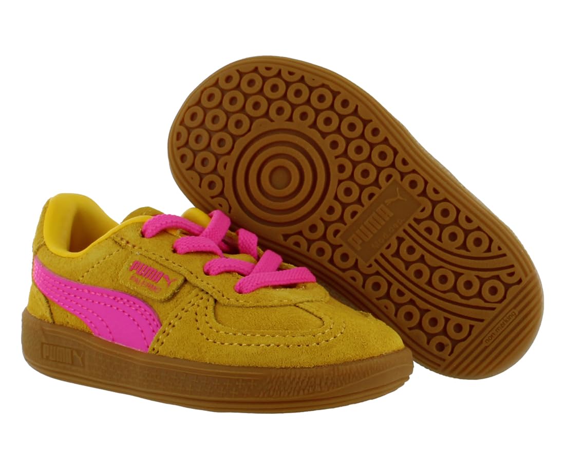 Puma Palermo AC INF Infant/Toddler Shoes Size 5, Color: Tangerine/Ravish/Gum