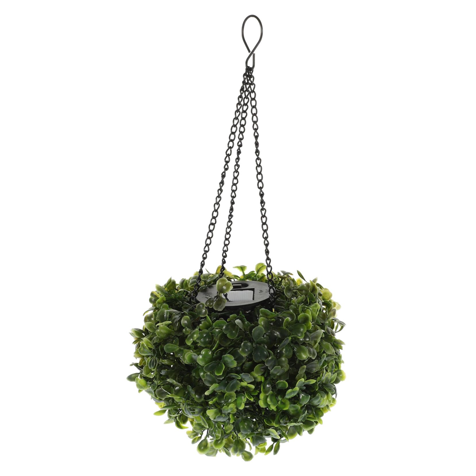 Lustre plafonnier boule de verdure solaire pour terrasses et pergolas