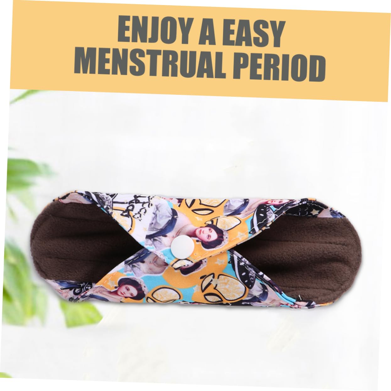 Baluue 15piezas Compresas Menstruales Reutilizables De Fibra De Lavables y Ecológicas Bolsa Incluida Talla s Para Mujeres Conscientes Salud