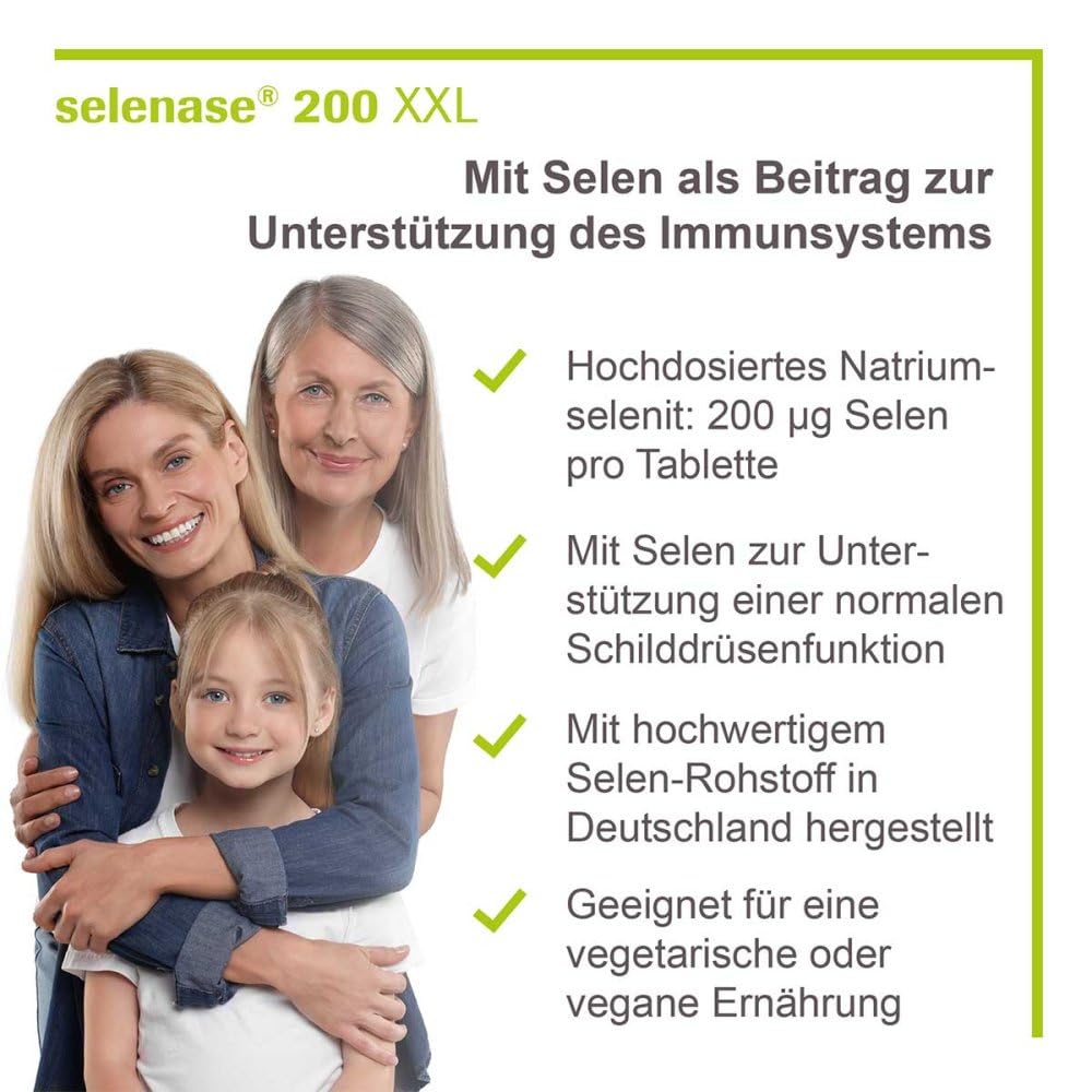 200 XXL Tabletten zur Unterstützung der Schilddrüsenfunktion, 90 St. Tabletten