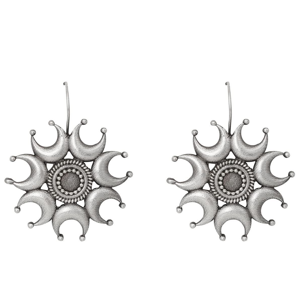 Teejh Kyra Silver Oxidised Earrings For Women (B09J54RXGC) Amazon Price History, Amazon Price Tracker
