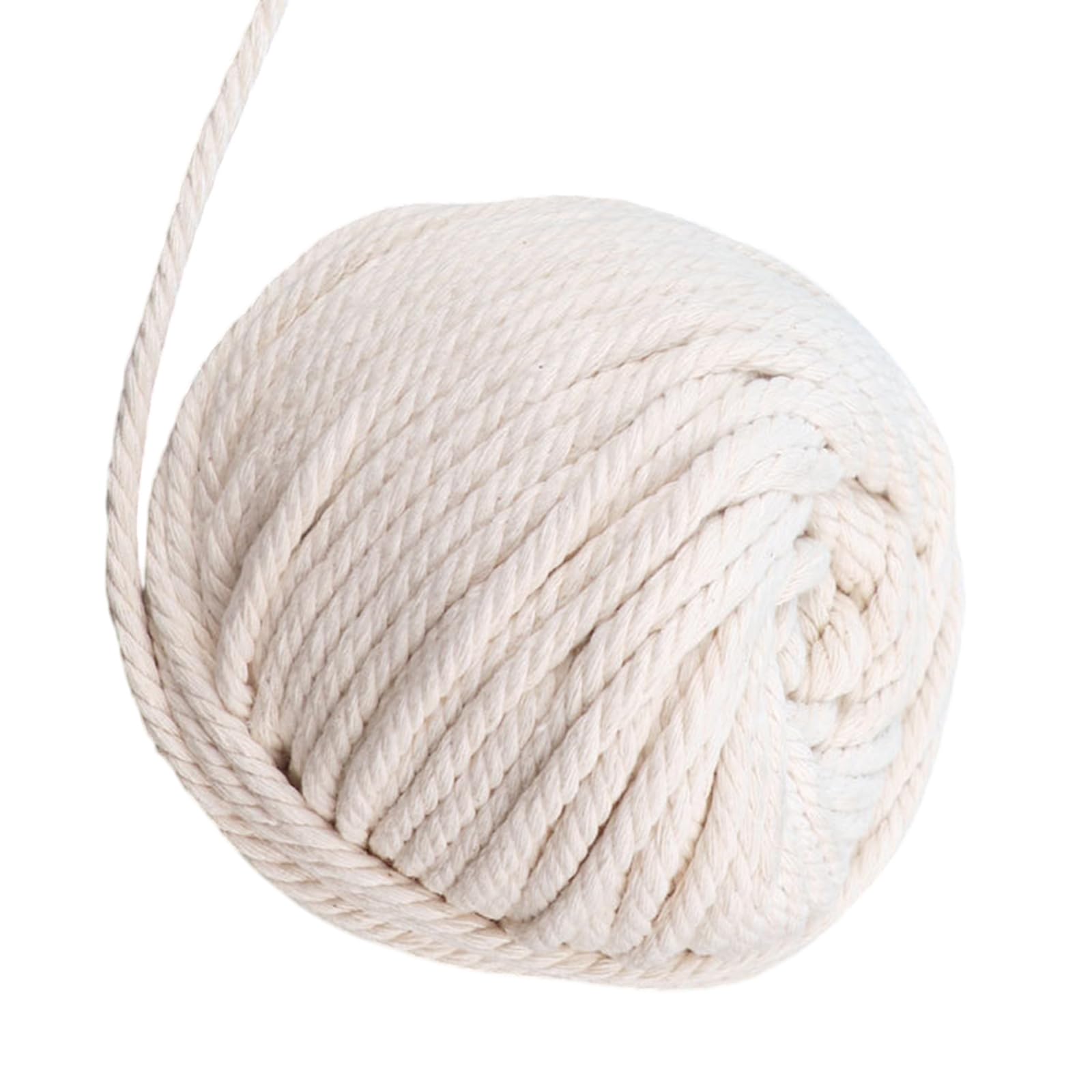 Hsyzygian Braided Cotton String for Crafting and Decoration Cotton Materials Great for Knotting and Accessories Rope