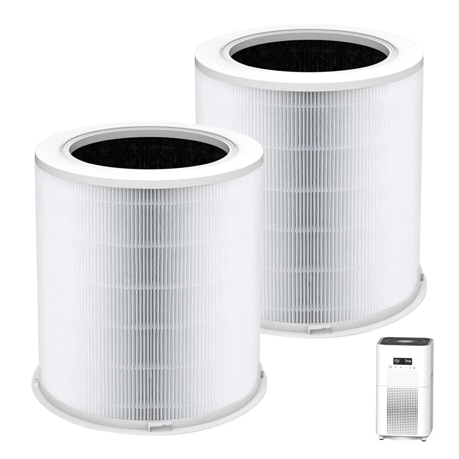 Filtro Purificador De Aire, Compatible Con Purificadores De Aire Dr.J Professional AP401 AP402 Y GCZ AP402, Alta Eficiencia, Bajo Nivel De Ruido, Larga Duración, Fácil Instalación(2 Pack)
