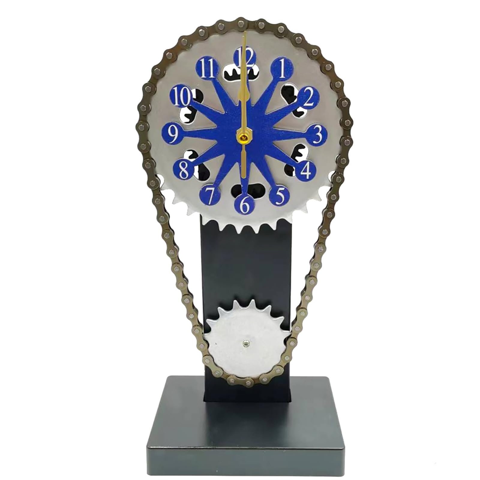 3D Moving Gear Clock Retro Grote Hangende Gear Klok Roterende Mechanische Hour Wheel Wall Art Decor Klok