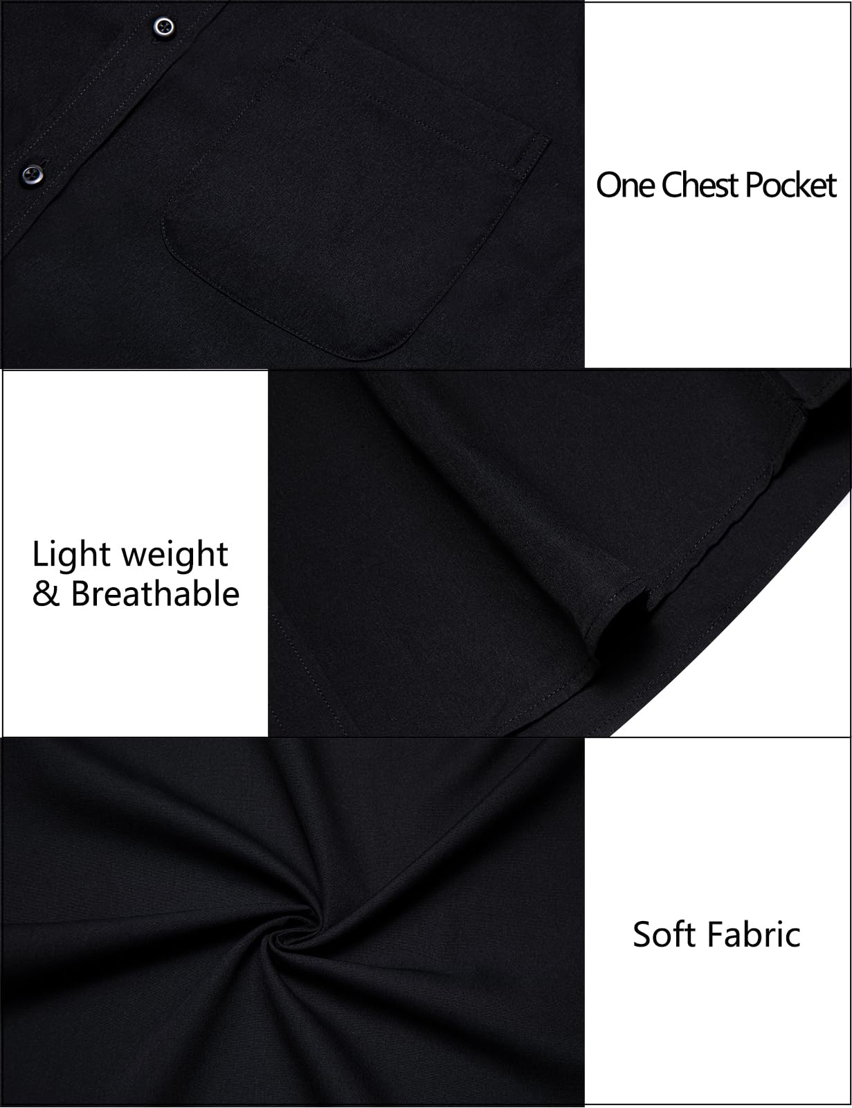 YourTies Camicia da uomo a maniche lunghe con motivo cachemire a contrasto interno e bottoni, stile casual, formale, per feste di nozze