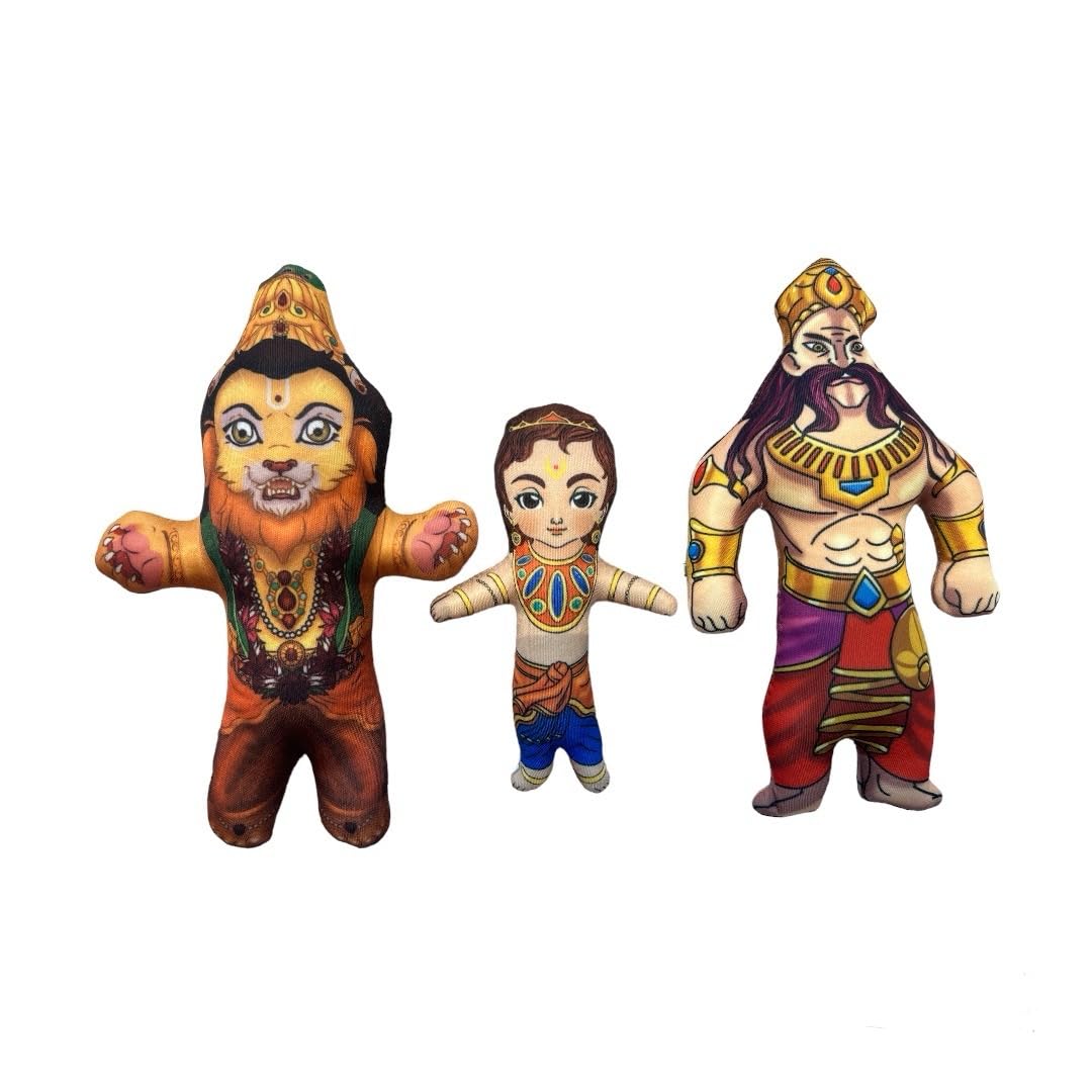 HKPD- Narsin Prahalad and Hiranyakashyap (Soft Toys) Doll (B0CKX99KT7) Amazon Price History, Amazon Price Tracker