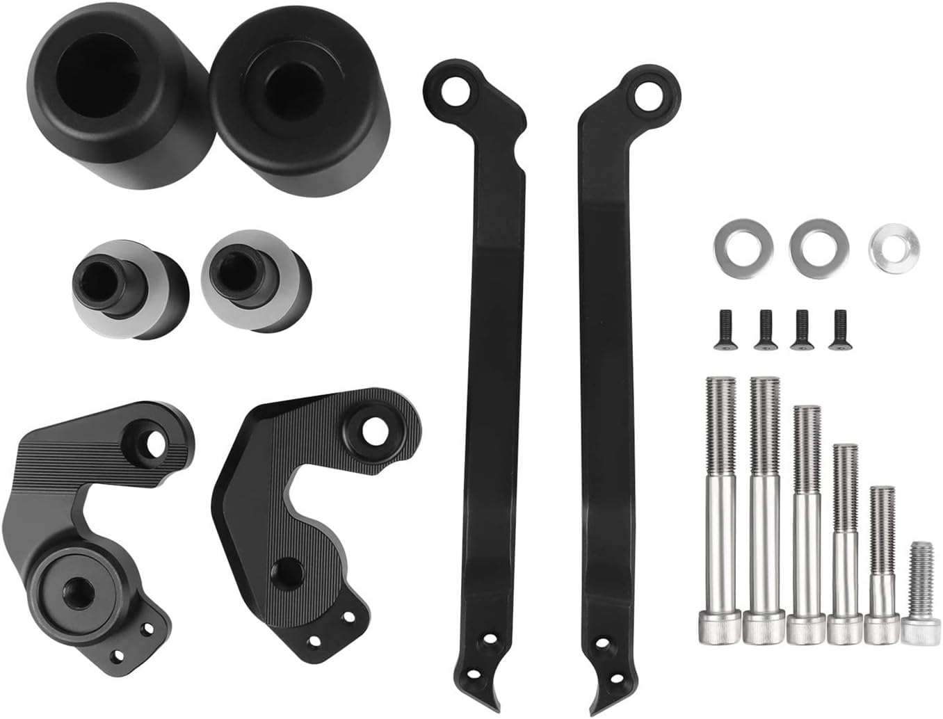 DEAVER Paratelaio Moto per Apr-Ilia RS660 RS 660 2020-2023 Moto Protezione dalla Caduta Paratelaio Carenatura Guard Crash Pad Protector Moto Crash Slider