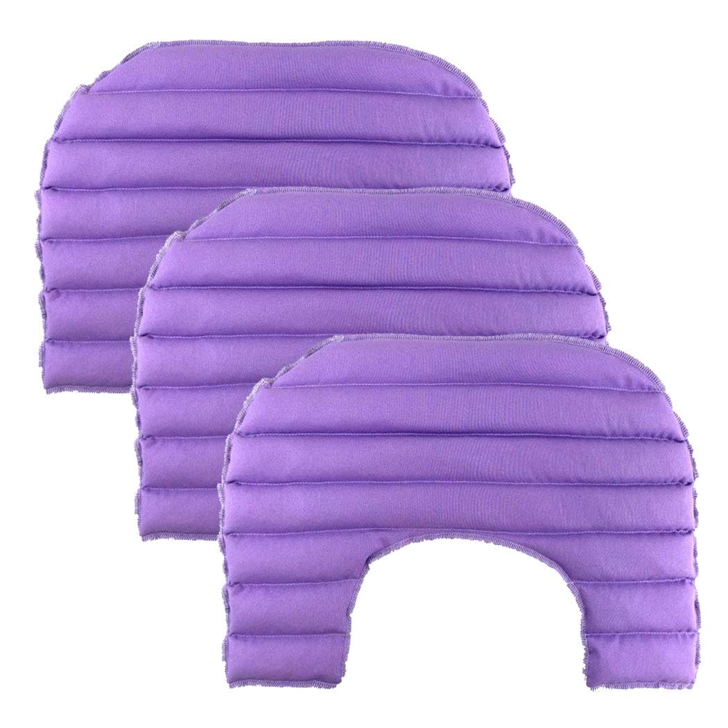 My Heating PadSet of 3 - Neck & Shoulder Wrap - Relaxing Heat Therapy - Healthy Lifestyle - VALUE PACK (Purple)