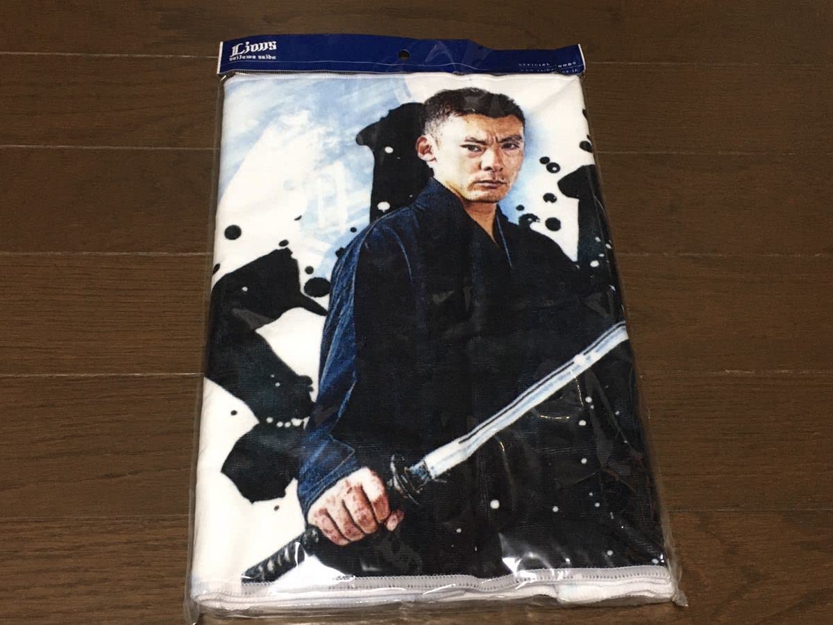 Amazon.co.jp: 埼玉西武ライオンズ 武獅フェイスタオル 栗山巧 1