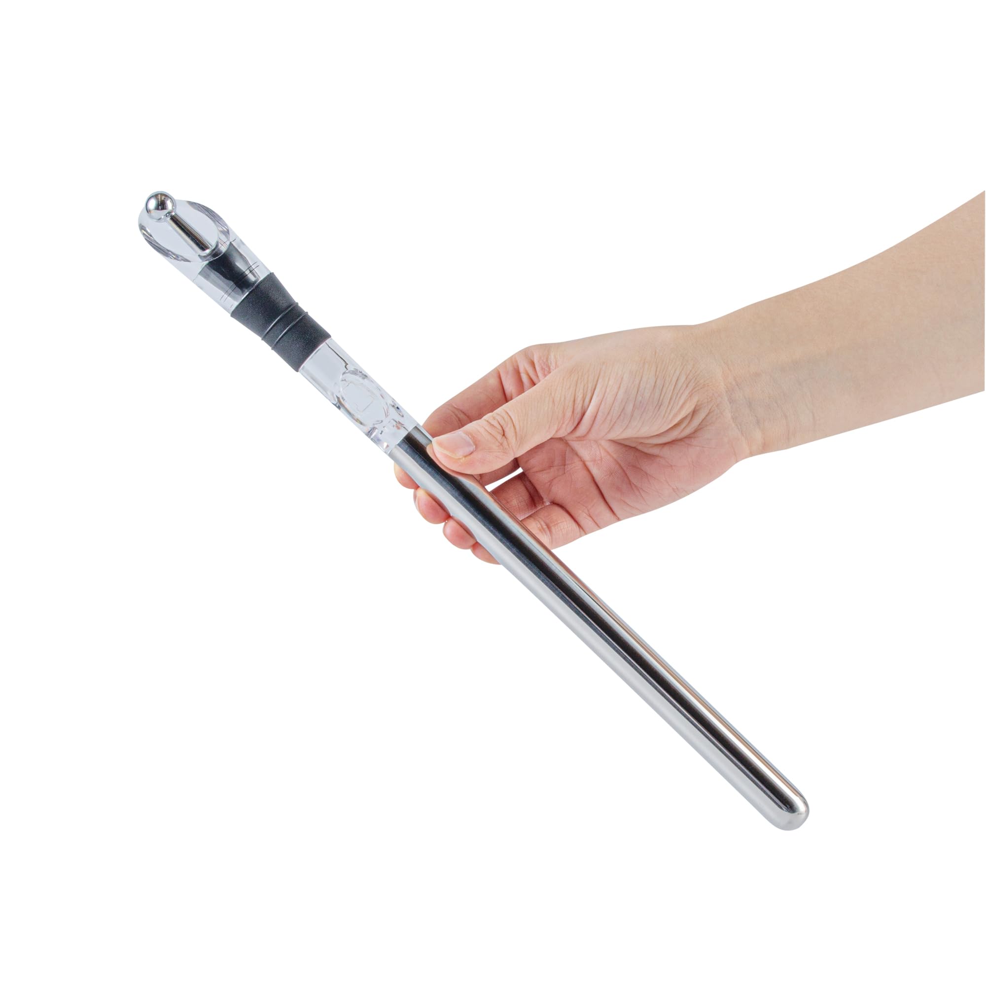 Stainless Steel Wine Chilling Rod - Aerator & Pourer -11