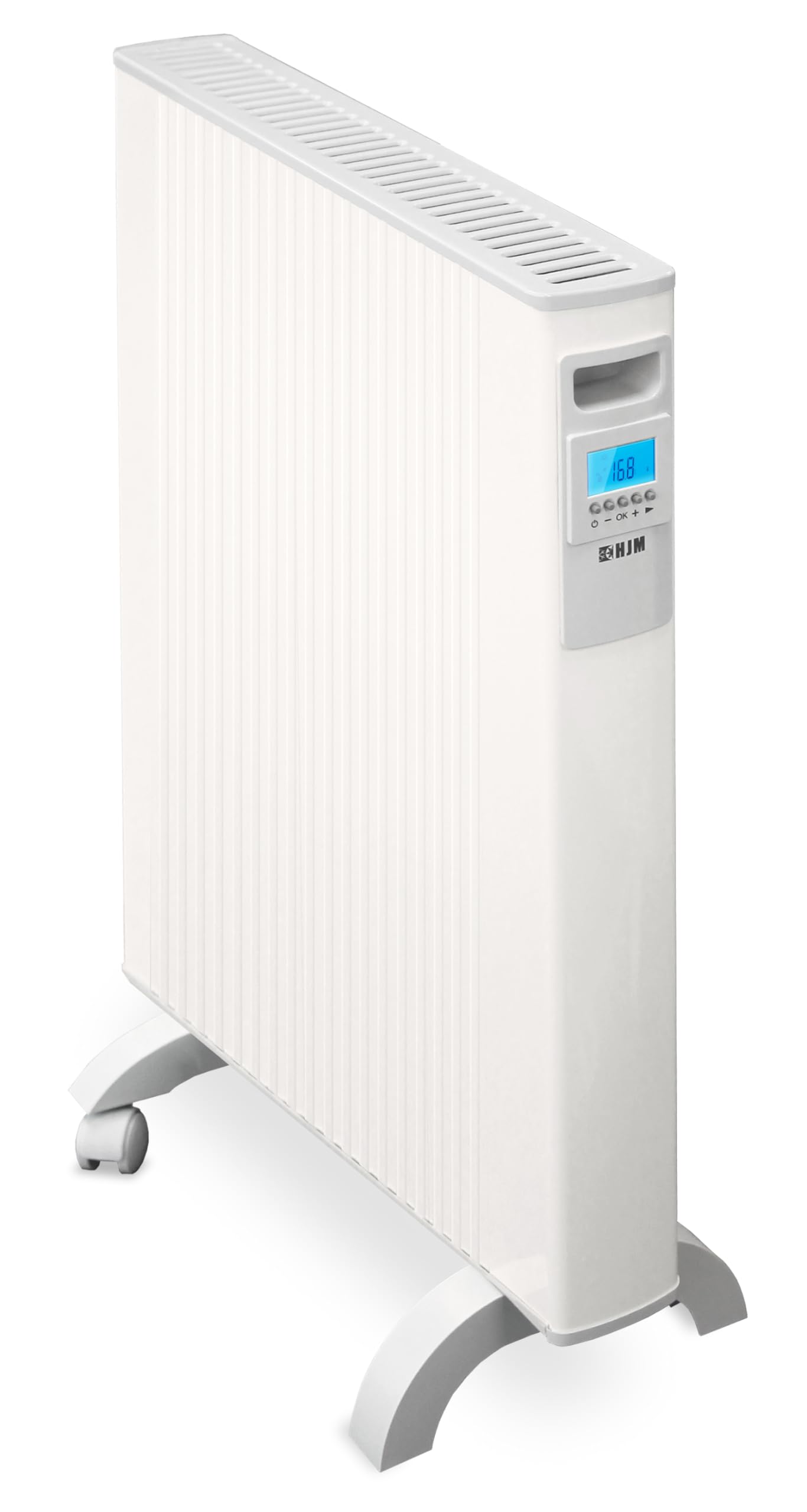 hjm AMS 500 Low Consumption Thermal Emitter, Fast Heat, 24/7 Programming, Saving Functions, Programmable Turbo, 500W, White