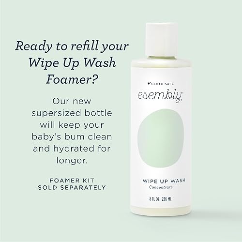Miniatura 8 de Esembly Wipe Ups, toallitas reutilizables de algodón orgánico, toallitas lavables suaves y resistentes, tamaño único, paquete de 12