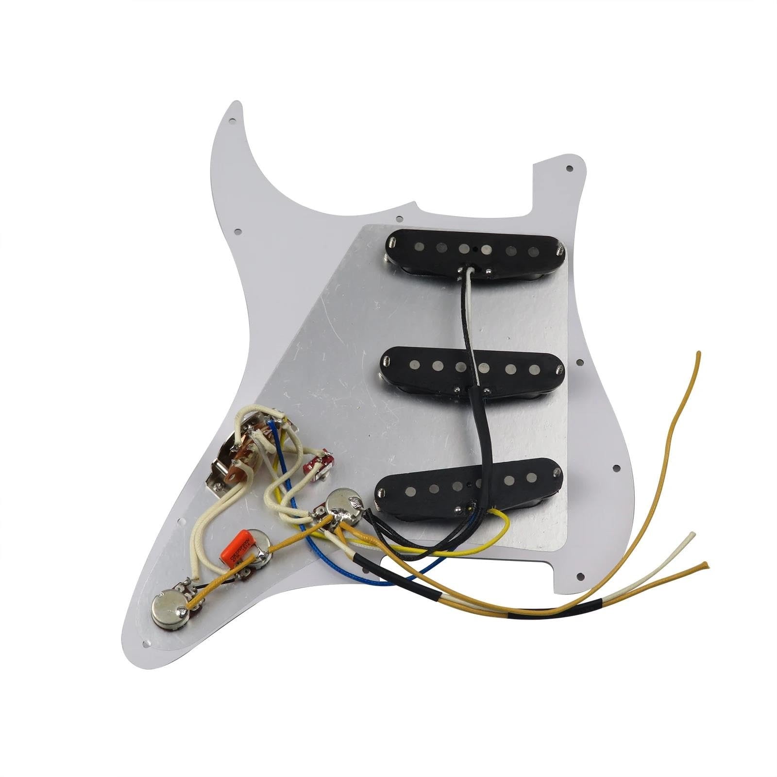 Pickup Chitarra Alnico 5 Pickup SSS Single Coil Pickup Caricati Battipenna Chitarra Elettrica(3/4)